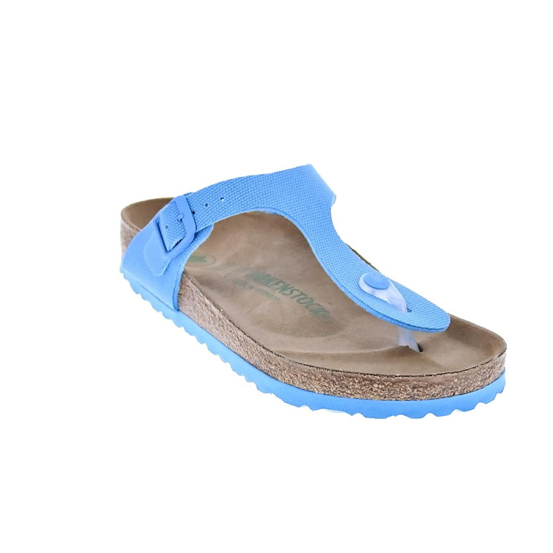 Sandalias Birkenstock zapatos Mujer modelo Gizeh Azul 
