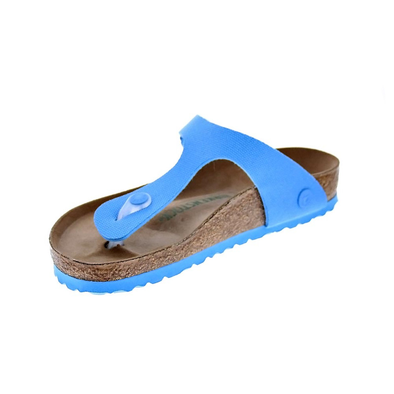 Sandalias Birkenstock zapatos Mujer modelo Gizeh Azul 