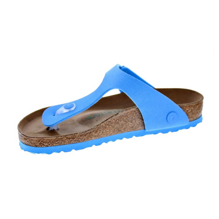 Sandalias Birkenstock zapatos Mujer modelo Gizeh Azul 