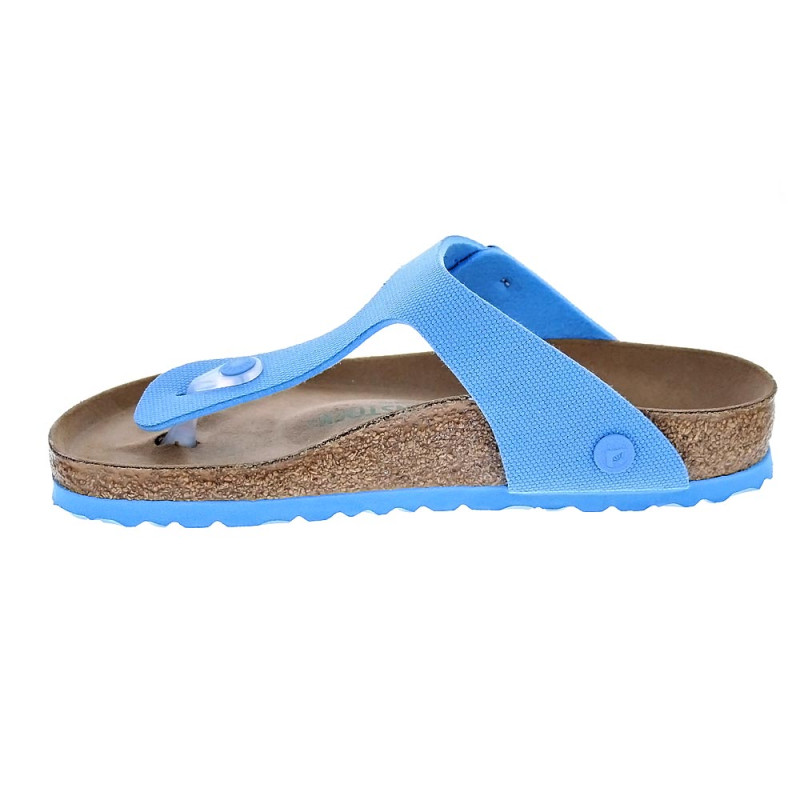Sandalias Birkenstock zapatos Mujer modelo Gizeh Azul 