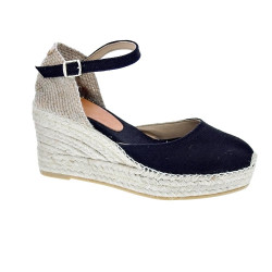 Alpargatas Toni Pons zapatos Mujer modelo Laia Negro Hebillas 2