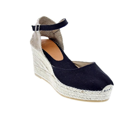 Alpargatas Toni Pons zapatos Mujer modelo Laia Negro Hebillas