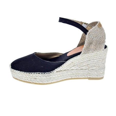 Alpargatas Toni Pons zapatos Mujer modelo Laia Negro Hebillas