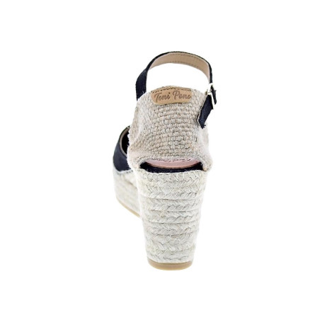 Alpargatas Toni Pons zapatos Mujer modelo Laia Negro Hebillas