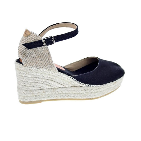 Alpargatas Toni Pons zapatos Mujer modelo Laia Negro Hebillas