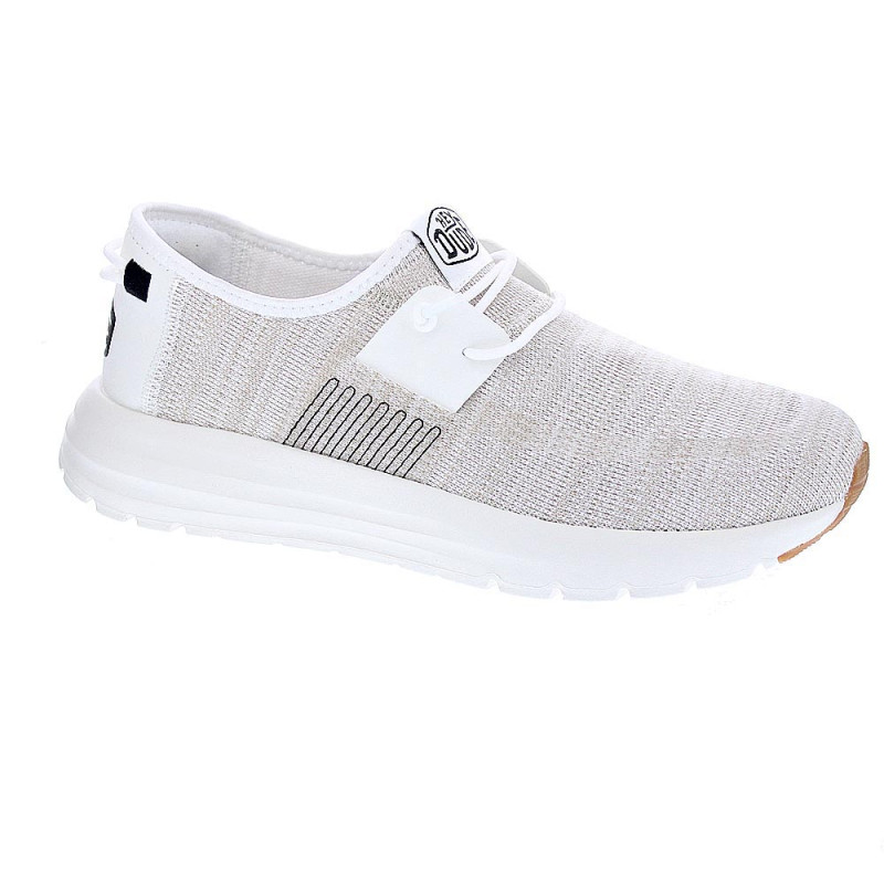 Mocasines Hey Dude zapatos Hombre modelo Sirocco Blanco 