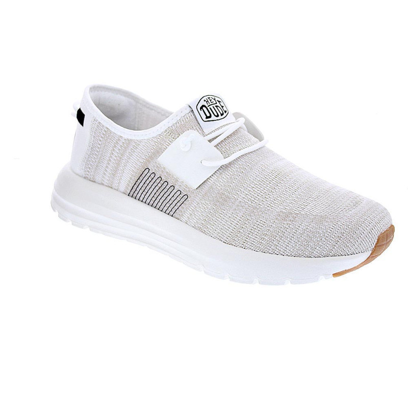 Mocasines Hey Dude zapatos Hombre modelo Sirocco Blanco 
