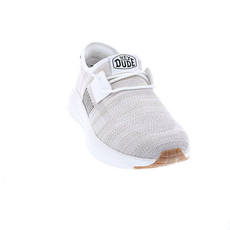 Mocasines Hey Dude zapatos Hombre modelo Sirocco Blanco 