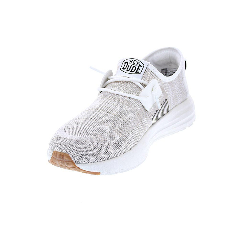 Mocasines Hey Dude zapatos Hombre modelo Sirocco Blanco 