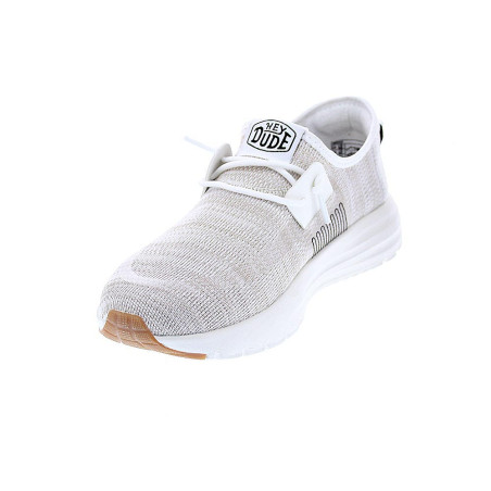 Mocasines Hey Dude zapatos Hombre modelo Sirocco Blanco 