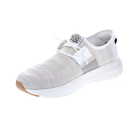 Mocasines Hey Dude zapatos Hombre modelo Sirocco Blanco 