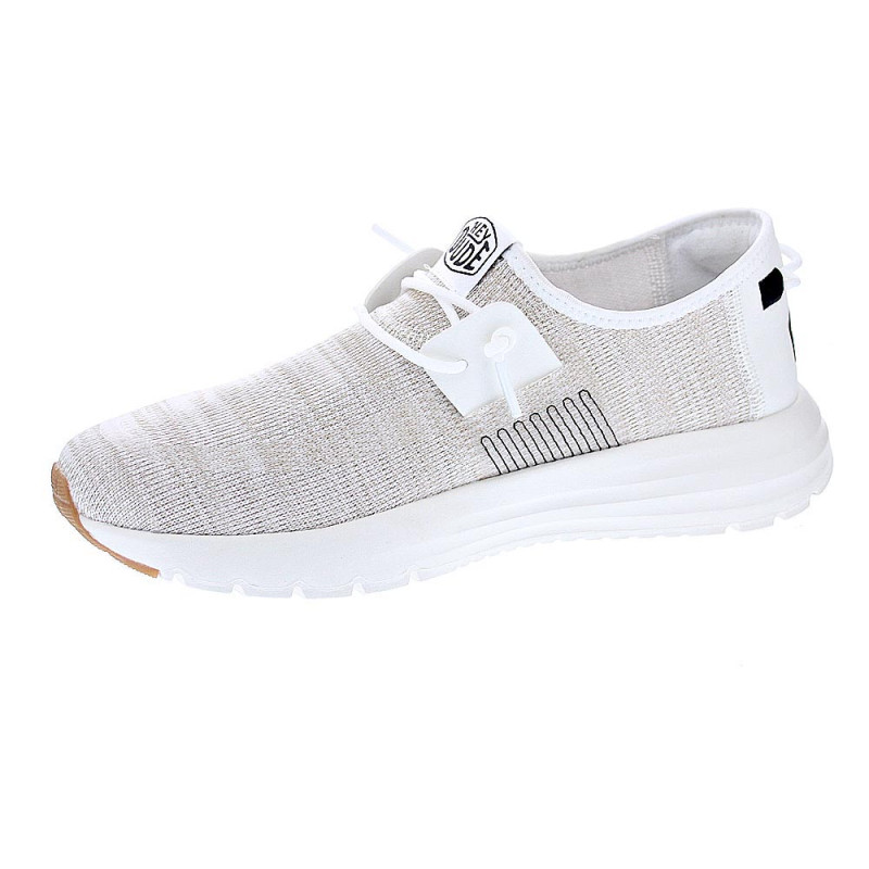 Mocasines Hey Dude zapatos Hombre modelo Sirocco Blanco 