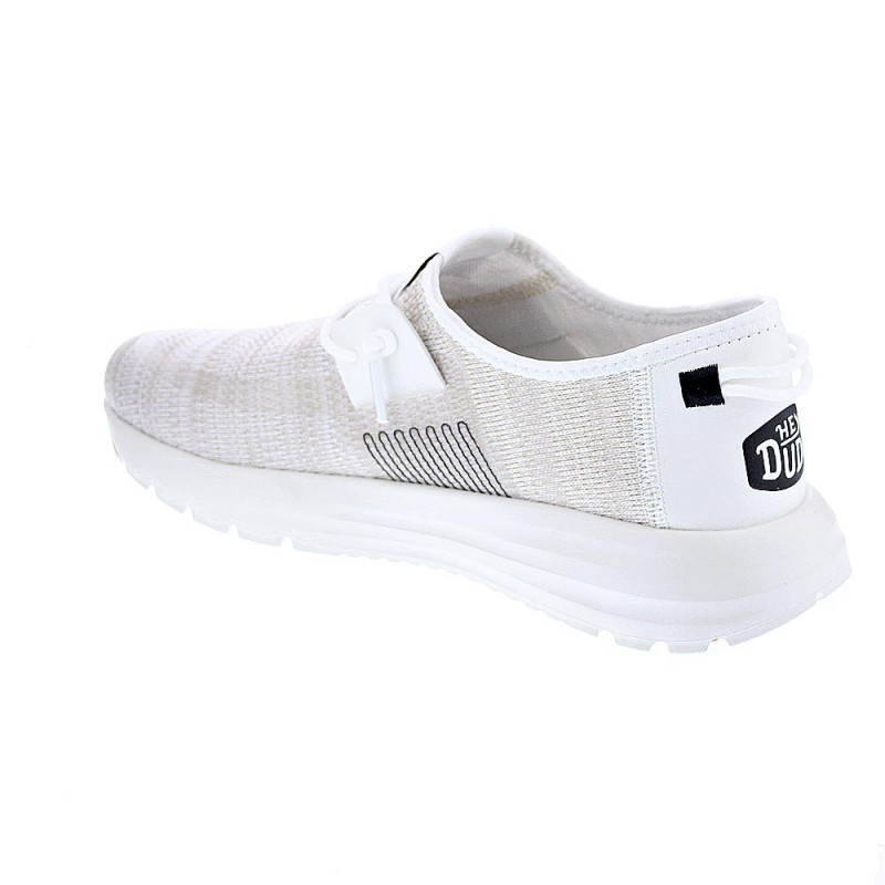 Mocasines Hey Dude zapatos Hombre modelo Sirocco Blanco 