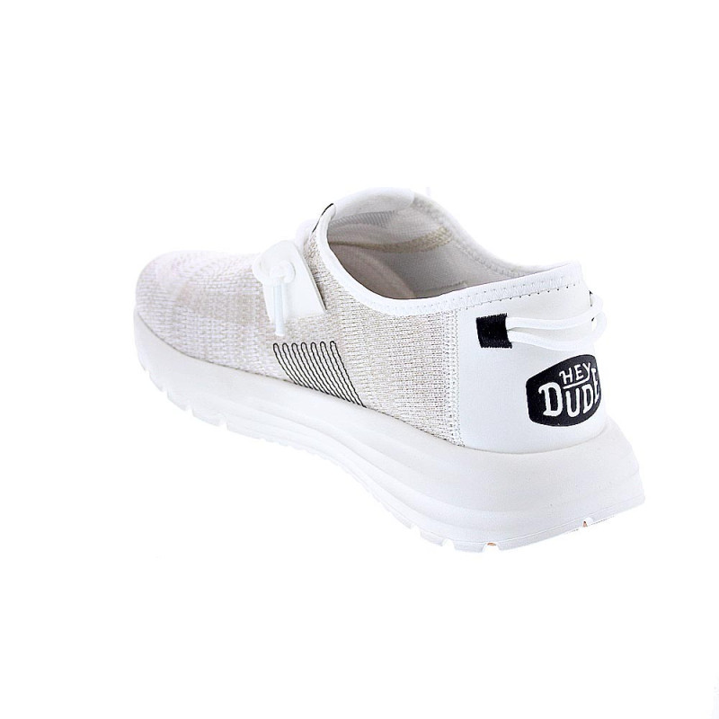 Mocasines Hey Dude zapatos Hombre modelo Sirocco Blanco 