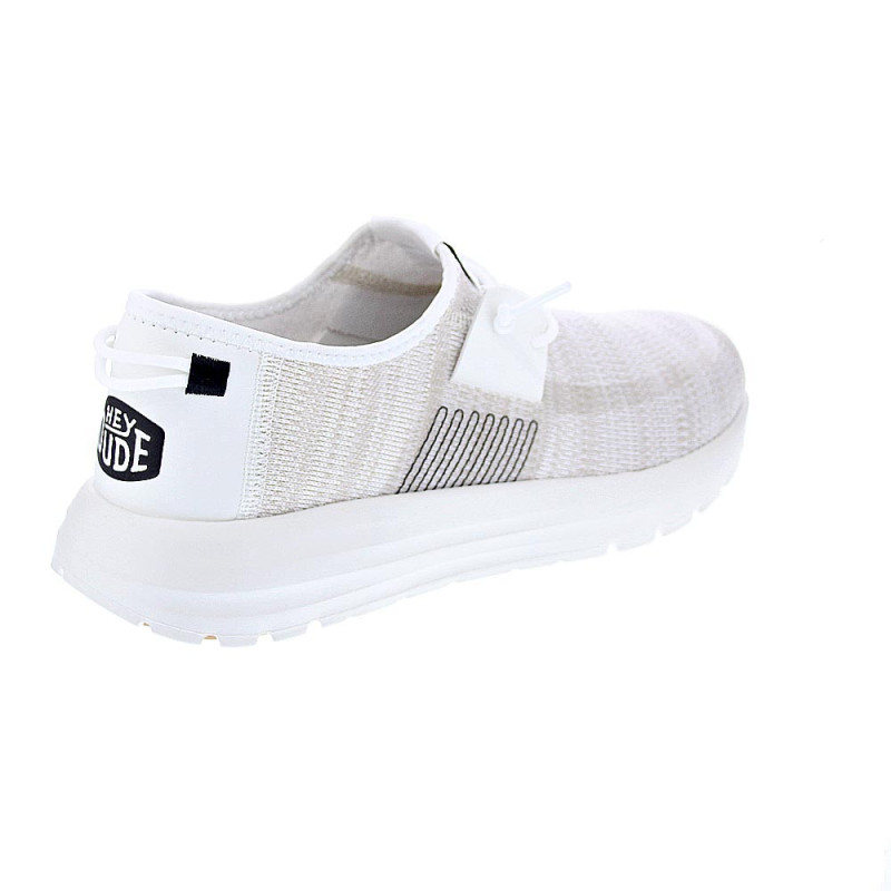 Mocasines Hey Dude zapatos Hombre modelo Sirocco Blanco 