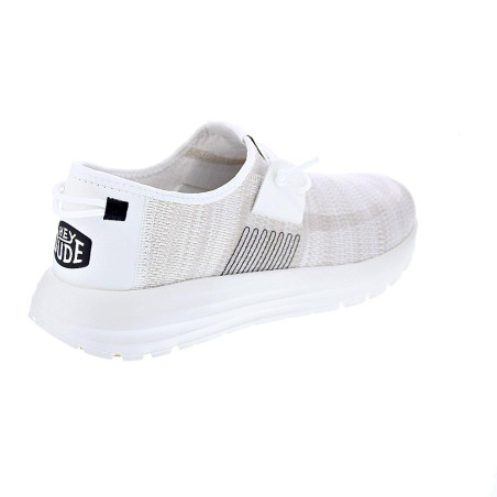 Mocasines Hey Dude zapatos Hombre modelo Sirocco Blanco 