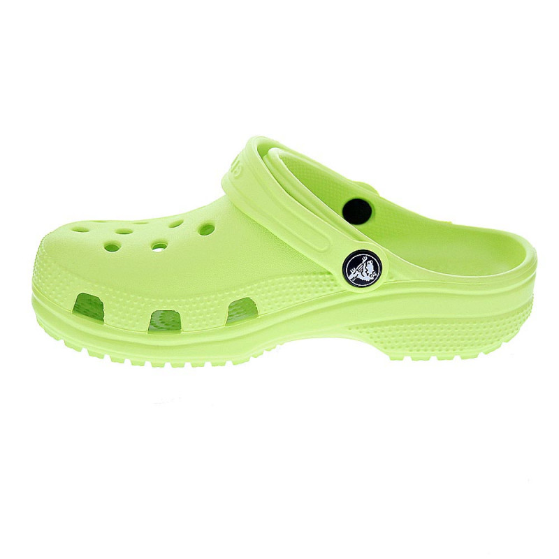 Sandalias Crocs zapatos Niño modelo Classic Clog Verde 