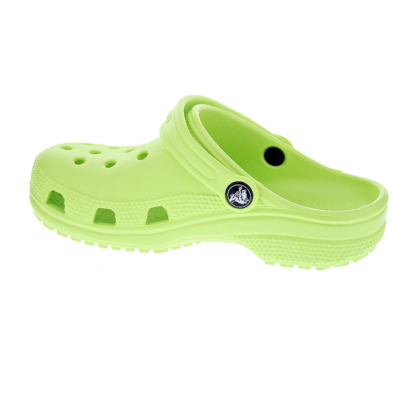 Sandalias Crocs zapatos Niño modelo Classic Clog Verde 