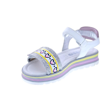 Sandalias Asso zapatos Niña modelo AG14964 Blanco 