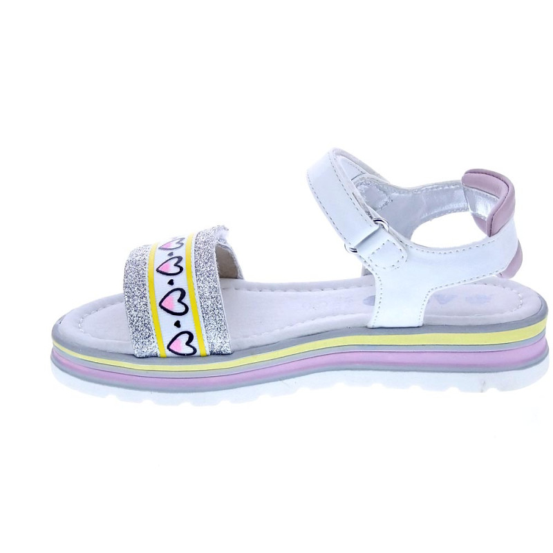 Sandalias Asso zapatos Niña modelo AG14964 Blanco 