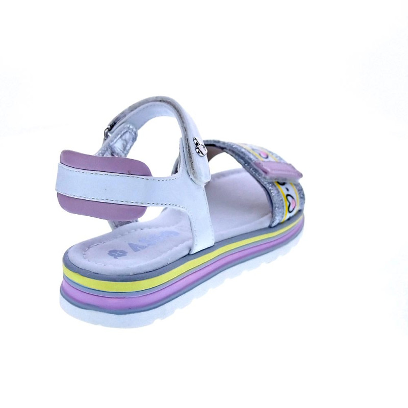 Sandalias Asso zapatos Niña modelo AG14964 Blanco 