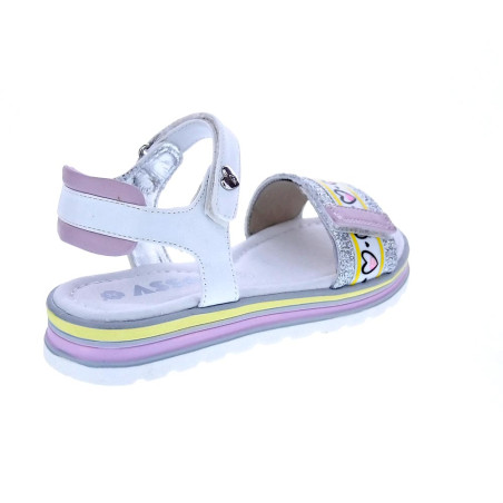 Sandalias Asso zapatos Niña modelo AG14964 Blanco 