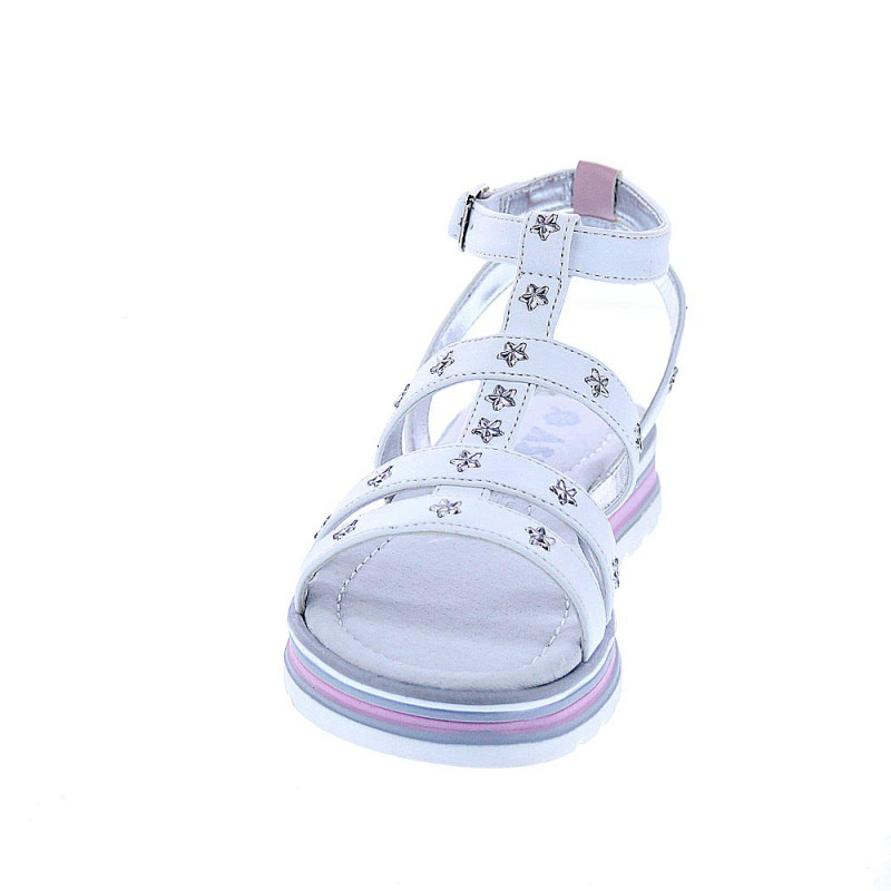 Sandalias Asso zapatos Niña modelo AG14961 Blanco 
