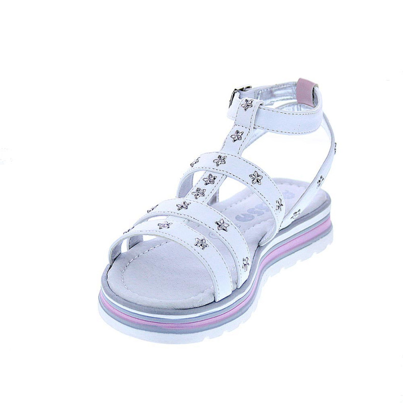 Sandalias Asso zapatos Niña modelo AG14961 Blanco 
