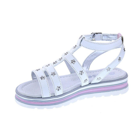Sandalias Asso zapatos Niña modelo AG14961 Blanco 