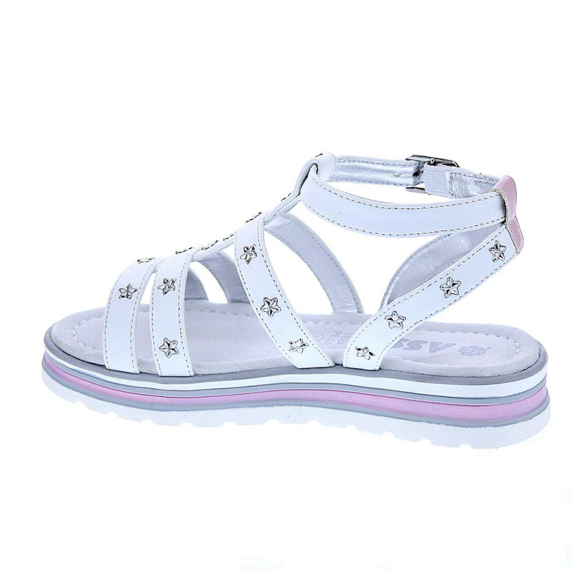 Sandalias Asso zapatos Niña modelo AG14961 Blanco 