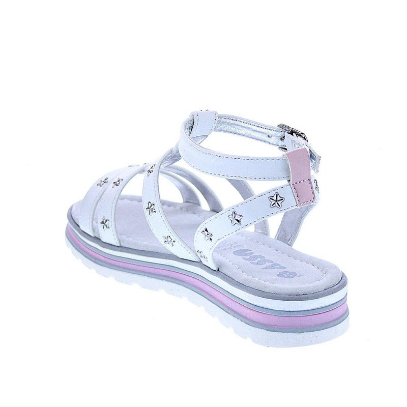 Sandalias Asso zapatos Niña modelo AG14961 Blanco 