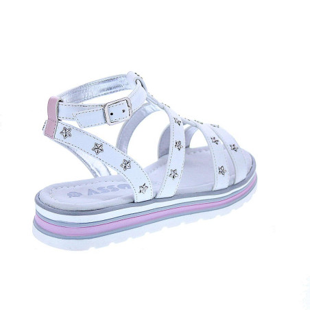 Sandalias Asso zapatos Niña modelo AG14961 Blanco 