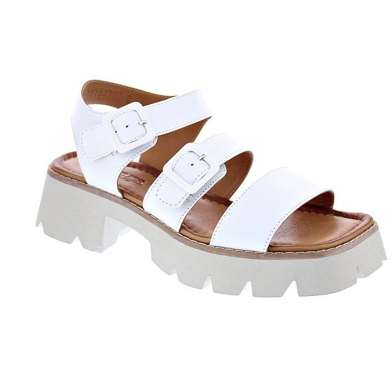 Sandalias La Pinta zapatos Mujer modelo LP0000477 Blanco 