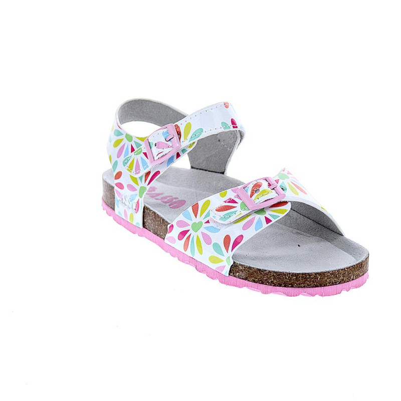Sandalias Asso zapatos Niña modelo Ag 15022 Blanco 