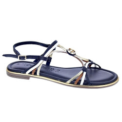 Sandalias Tamaris zapatos Mujer modelo 28154 Azul  2