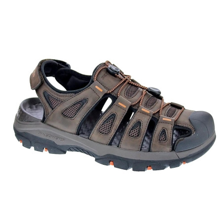 Sandalias Skechers zapatos Hombre modelo Tresmen Marrón 