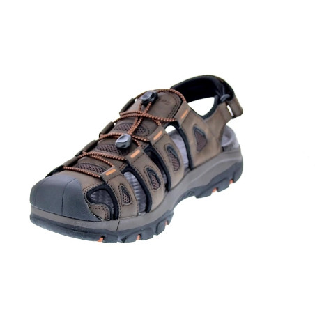 Sandalias Skechers zapatos Hombre modelo Tresmen Marrón 