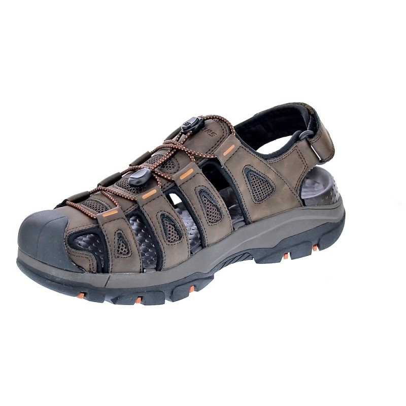 Sandalias Skechers zapatos Hombre modelo Tresmen Marrón 