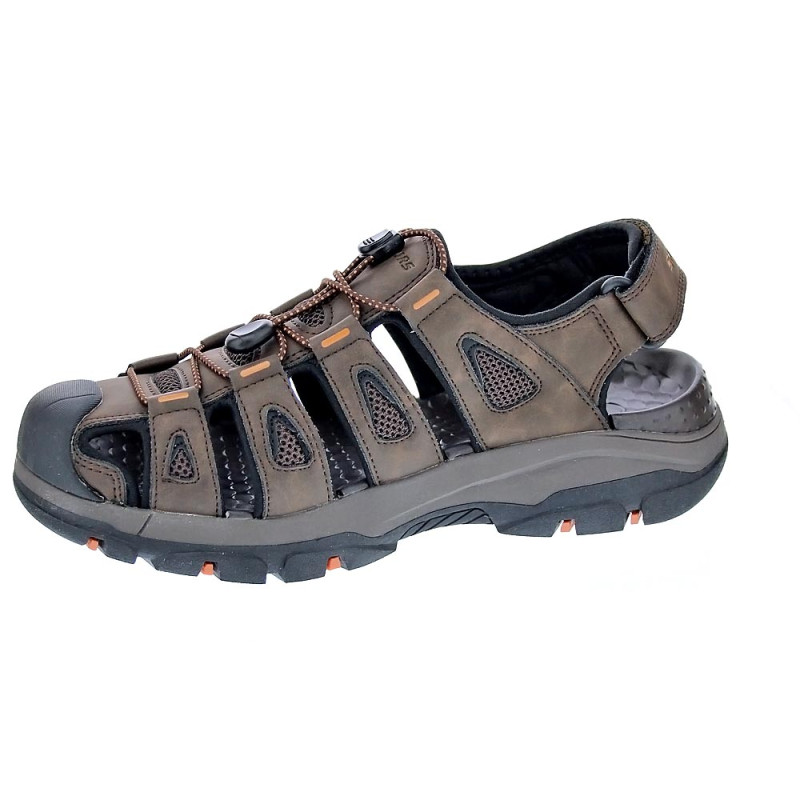Sandalias Skechers zapatos Hombre modelo Tresmen Marrón 