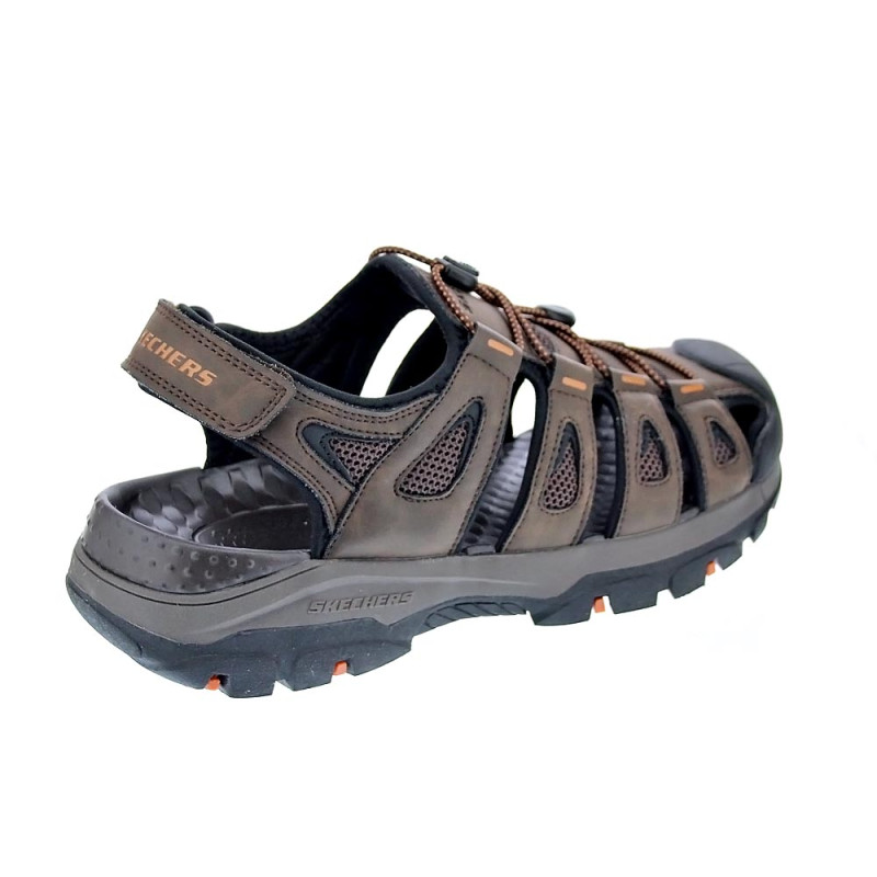 Sandalias Skechers zapatos Hombre modelo Tresmen Marrón 