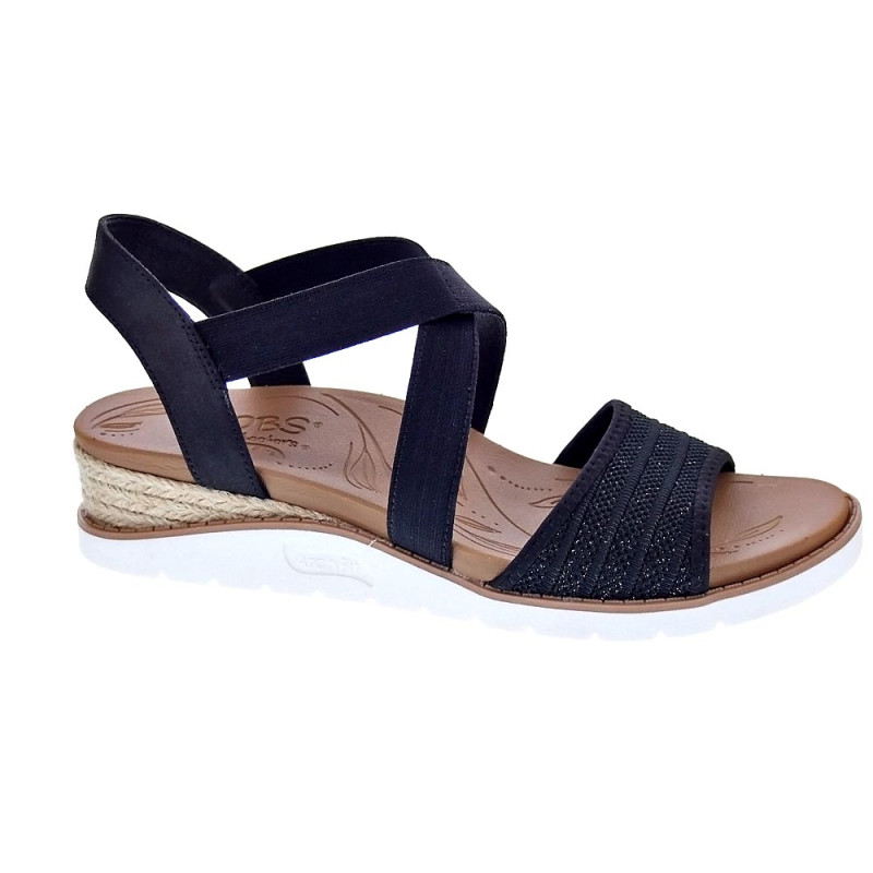 Sandalias Skechers zapatos Mujer modelo Arch Fit Negro 
