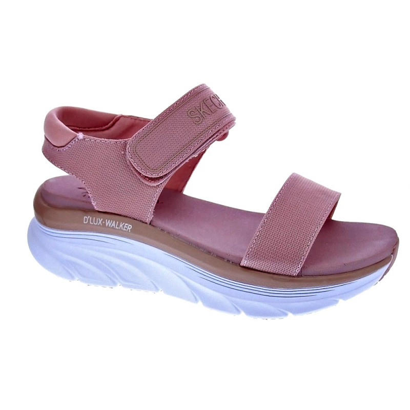 Sandalias Skechers zapatos Mujer modelo D Lux Rosa 
