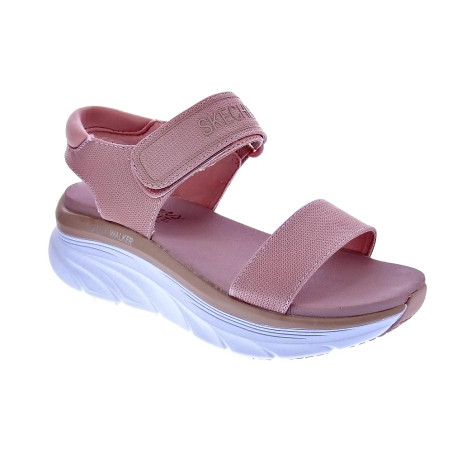 Sandalias Skechers zapatos Mujer modelo D Lux Rosa 