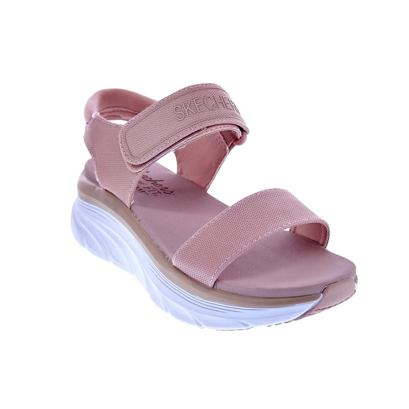 Sandalias Skechers zapatos Mujer modelo D Lux Rosa 