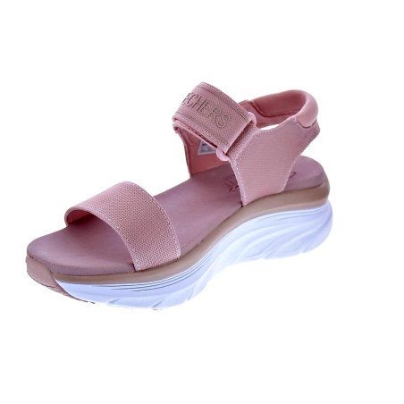 Sandalias Skechers zapatos Mujer modelo D Lux Rosa 