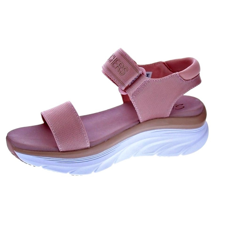 Sandalias Skechers zapatos Mujer modelo D Lux Rosa 