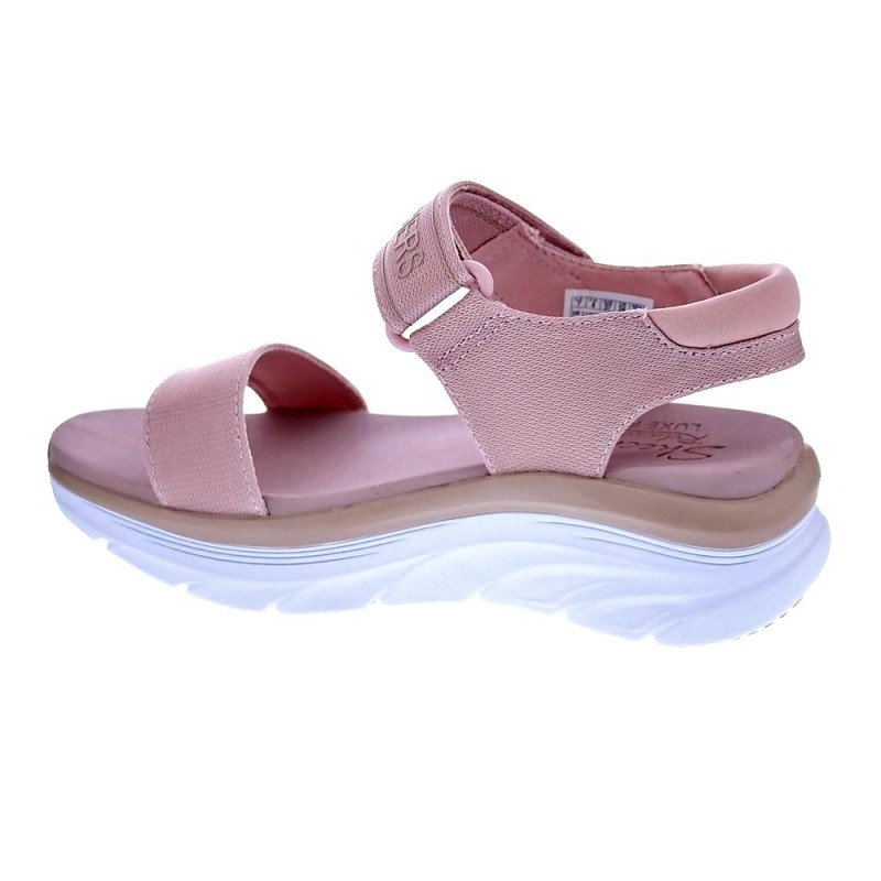 Sandalias Skechers zapatos Mujer modelo D Lux Rosa 