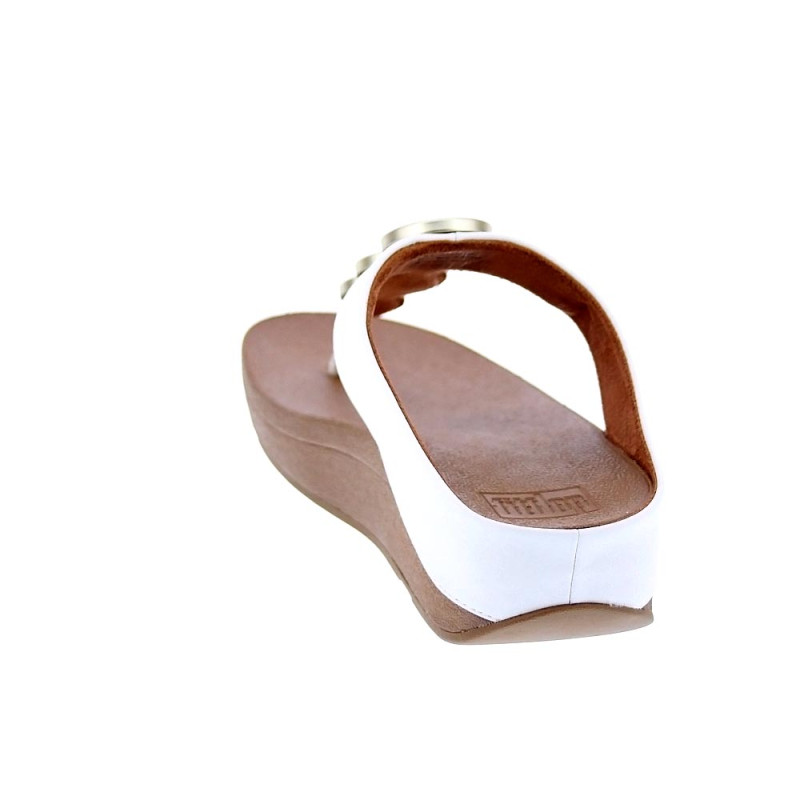 Sandalias FitFlop zapatos Mujer modelo Halo Metallic Beige 
