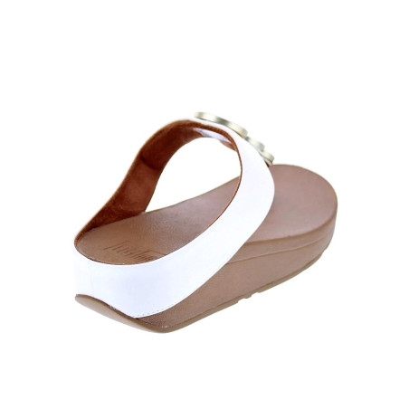 Sandalias FitFlop zapatos Mujer modelo Halo Metallic Beige 