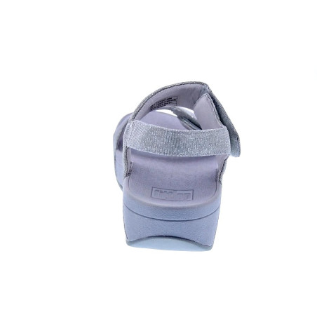 Sandalias FitFlop zapatos Mujer modelo Lulu Adj Shimmer Plata 